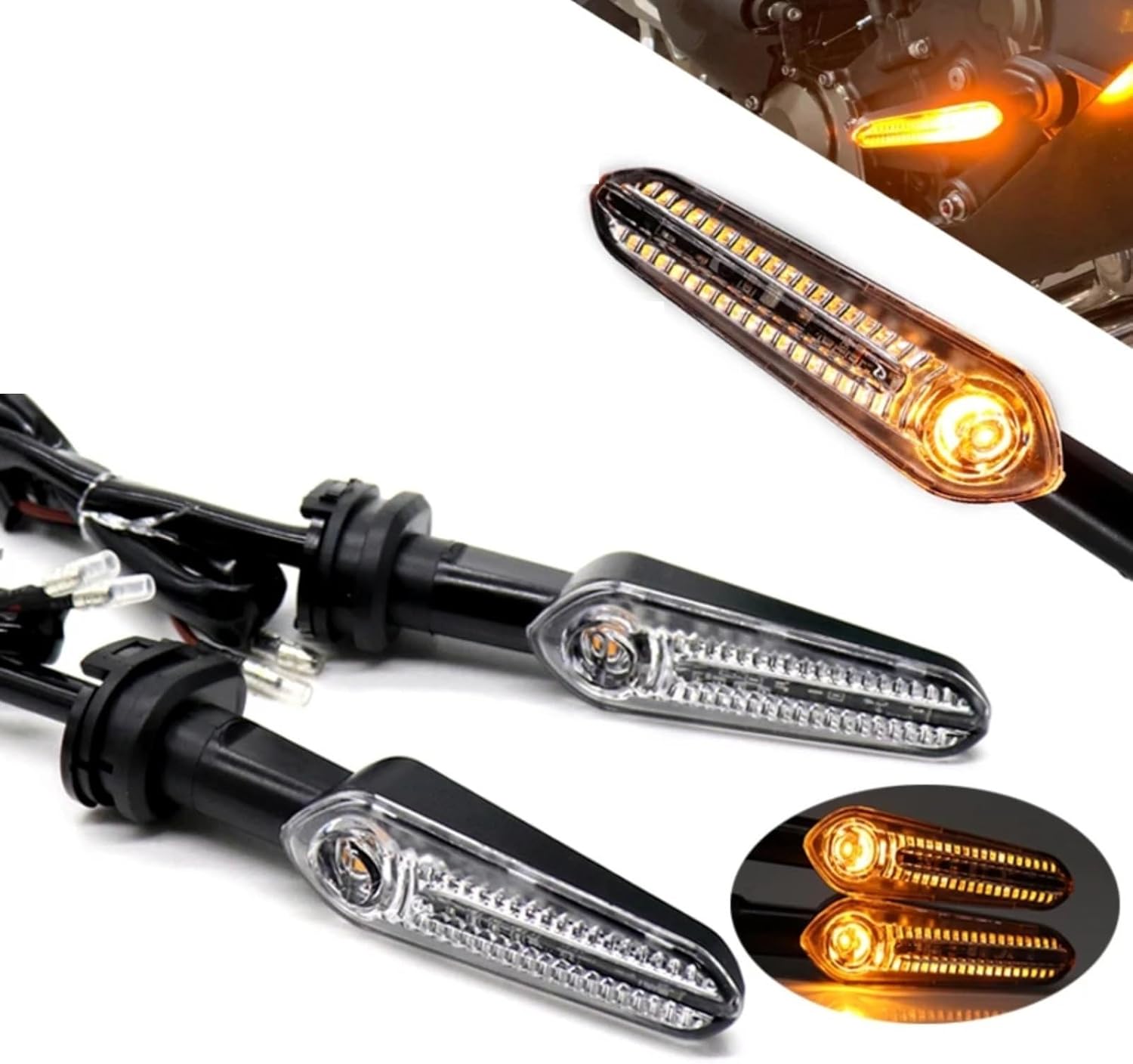 オートバイの方向指示器 Compatible With FZ-8 For 2010-2016 For Niken 2018-2023