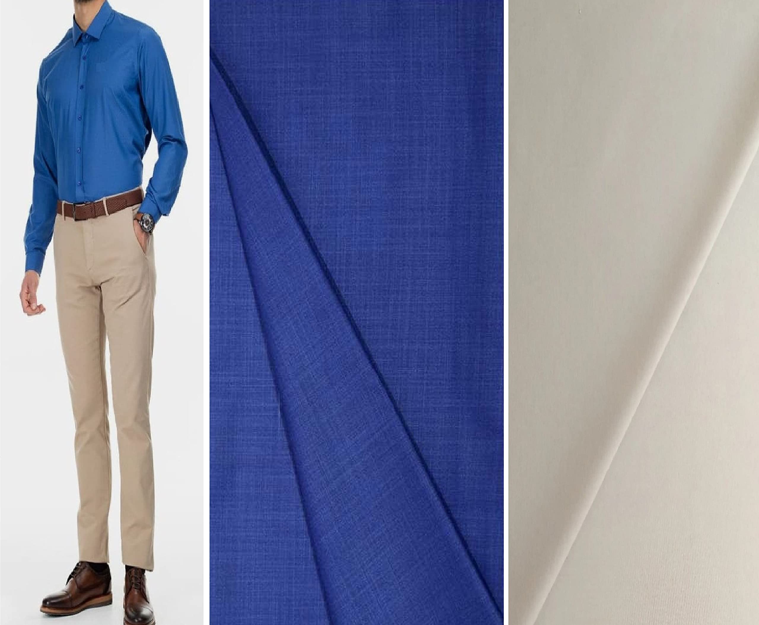 Pri & Su CottLinns Combo of lcottonn solld Shirt 500029 & trouser90010-picture-22