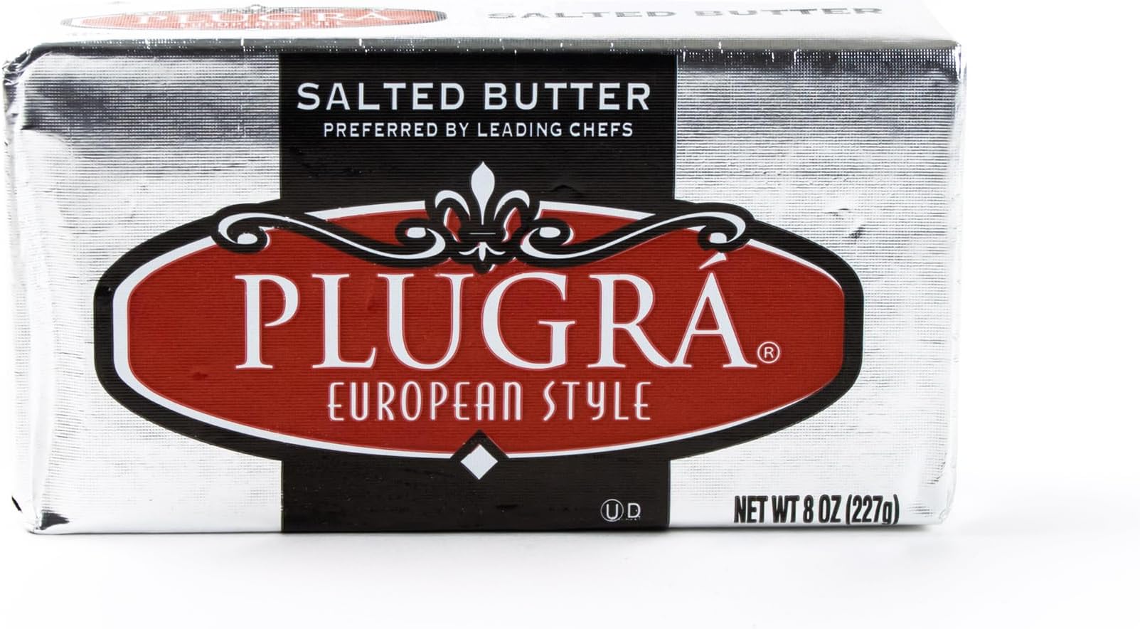 Silver Label Plugra Butter, Salted - 8 oz (Pack of 12)