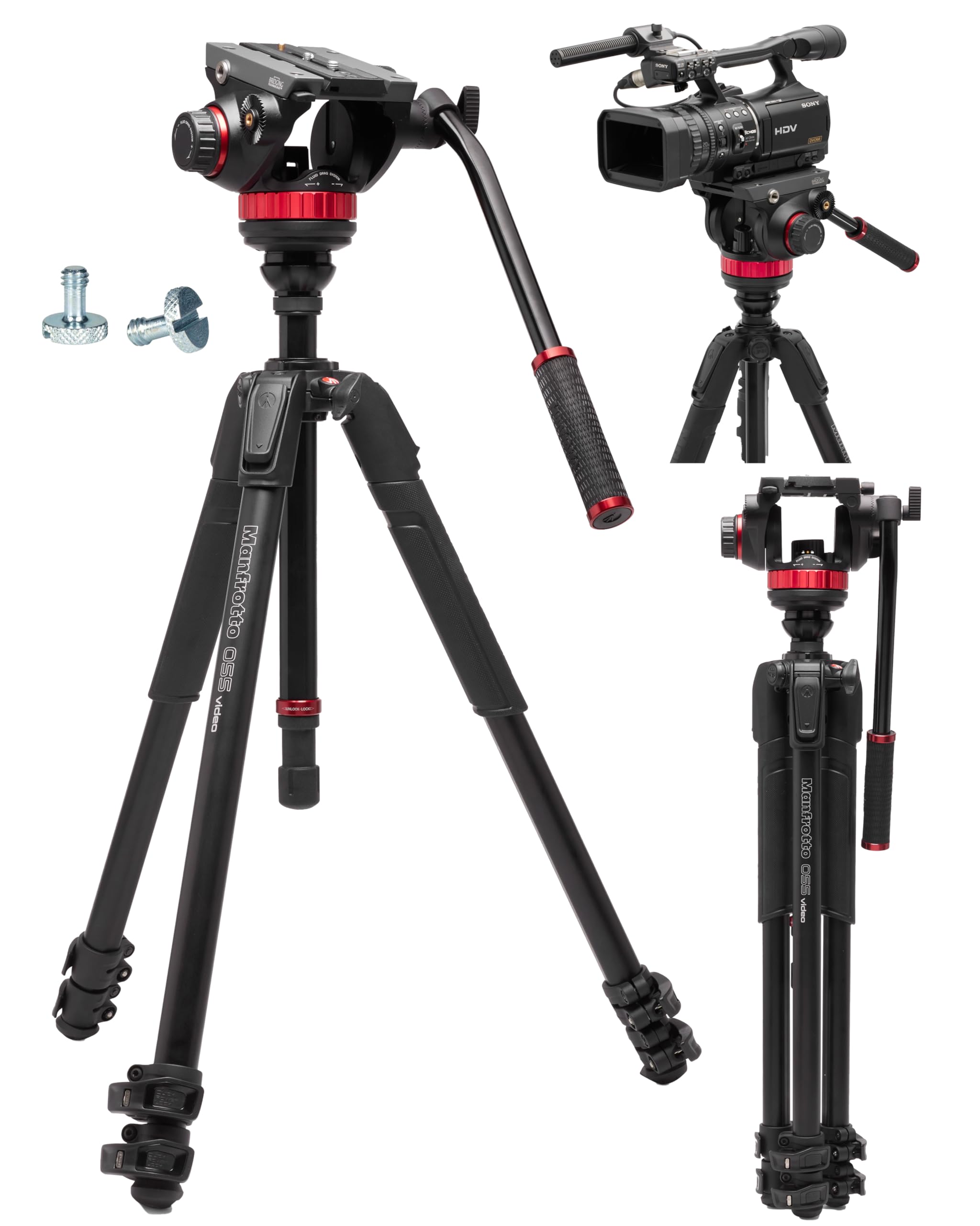 ビデオカメラ Manfrotto MVH502AH Amazon.com : Manfrotto Video Head with Flat Base, Video Head for