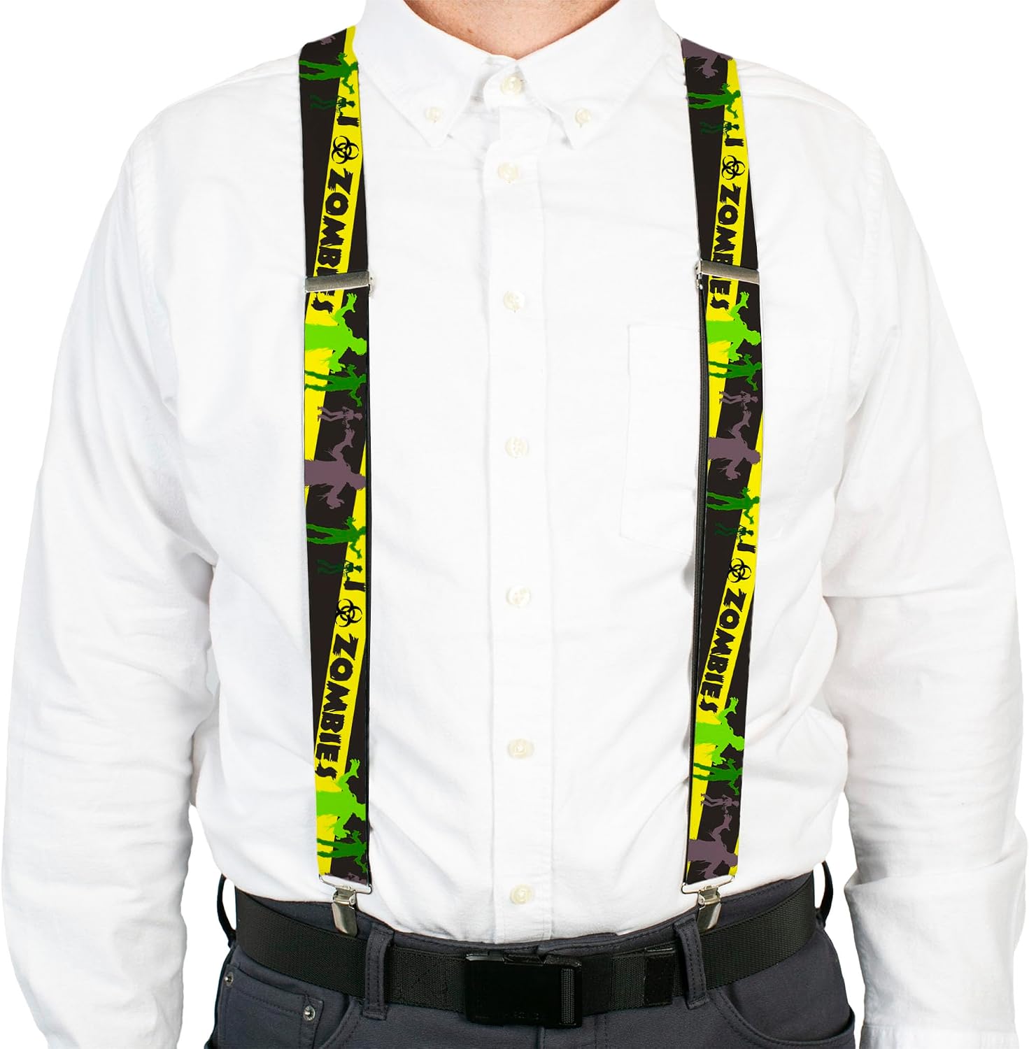 Buckle-Down Men's Suspender - Zombies