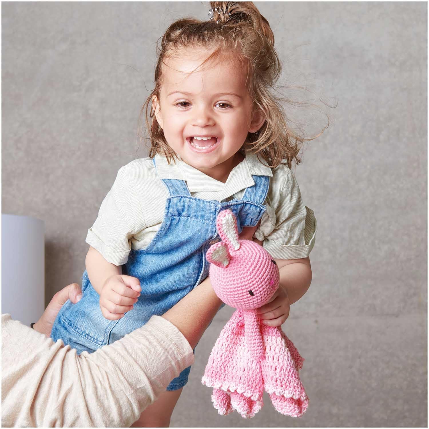 Kit Crochet Ricorumi Baby Blankies Lapin - Tout Inclus Pour Créer Un Doudou Adorable