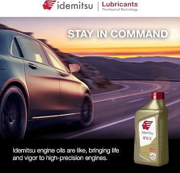 Idemitsu IFG5 0W-16 SP/GF-6B Full Synthetic Motor Oil 1 Quart | Engineered for Superior Efficiency and Protection | Certified for Hybrid and Gasoline Engines