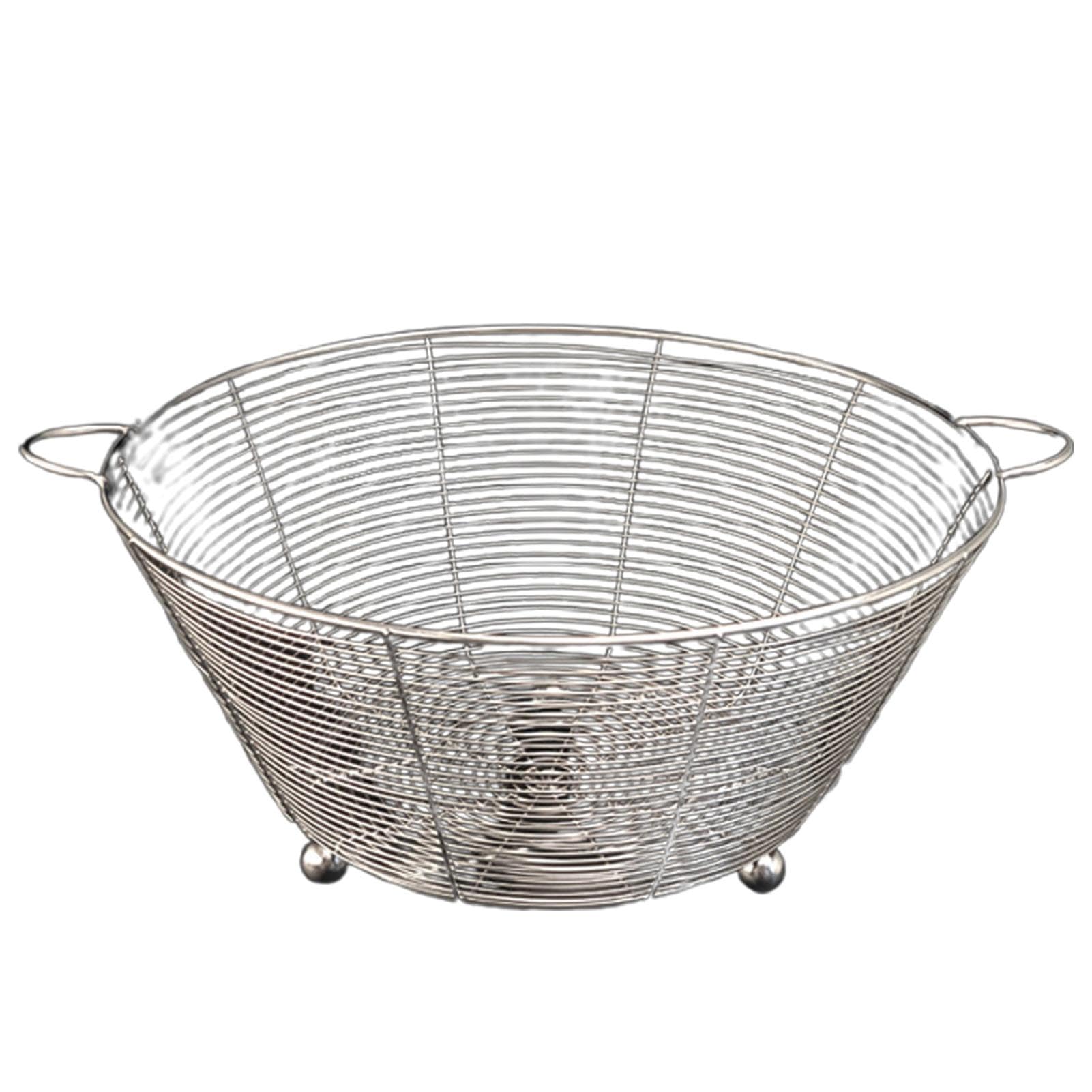 Panier de rinçage alimentaire en acier pour cuisine et légumes de saison