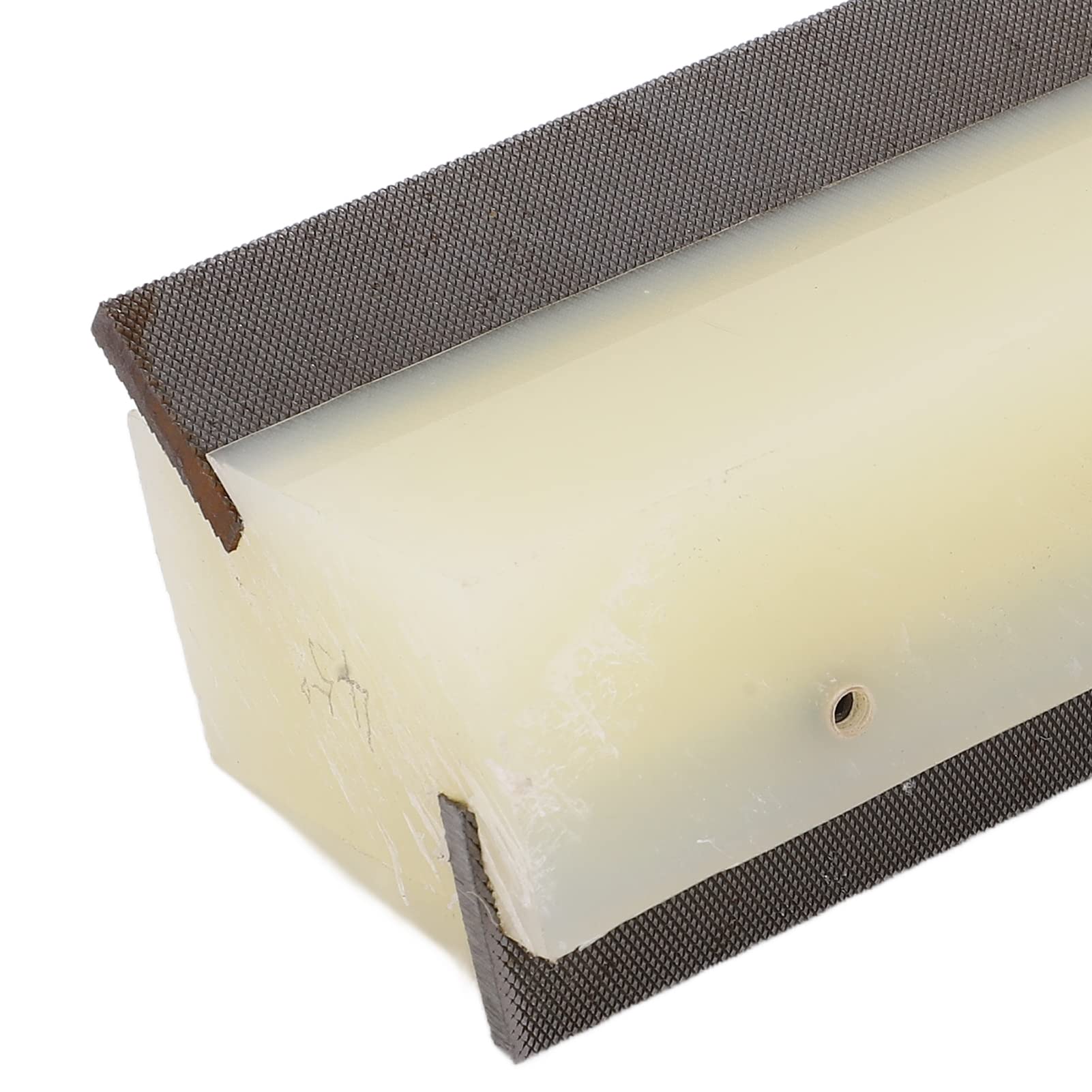 Lima per Tasti a 45° Lima per Lucidatura per Tasti di Chitarra Lima per Lucidatura Bordi Smussatura Rifinitura Strumento di Riparazione Portatile Materiale in Plastica + Metallo per Ukulele(#2)