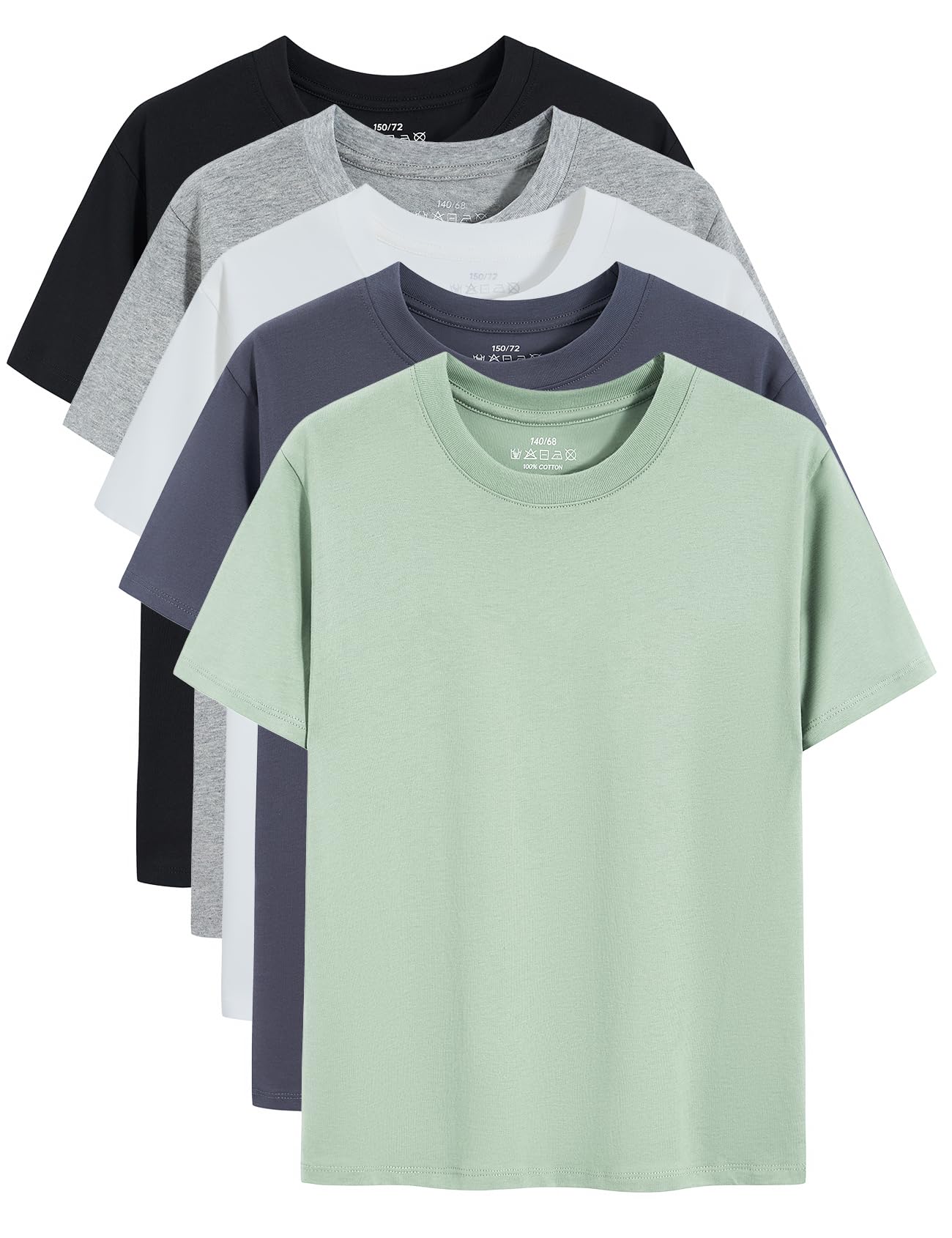 Gihuo 5 Pack Boys Tshirts