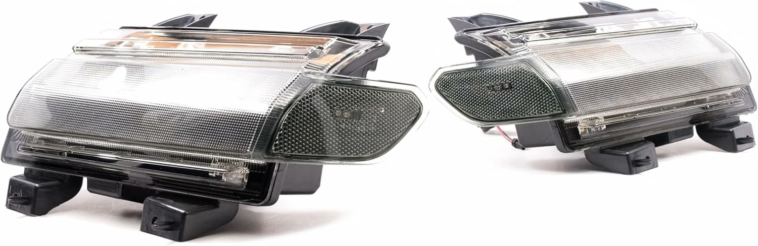 Morimoto XB LED Side Markers Fits Jeep Wrangler JL 2018+ Plug and Play OEM Replacement Performance Upgrade Smoked Lens (PN: LF511 pair of complete side marker assemblies)