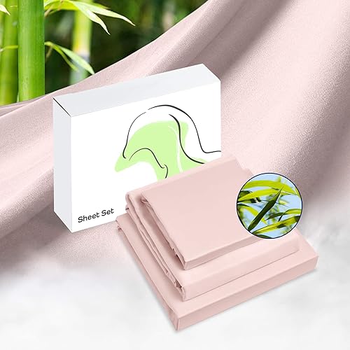 Vesta Juego de sábanas de 100 % bambú de alta calidad, más suave que la seda, refrescante para personas que duermen con calor, perfecto para Vesta Juego de sábanas de 100 % bambú de alta calidad, más suave que la seda, refrescante para personas que duermen con calor, perfecto para