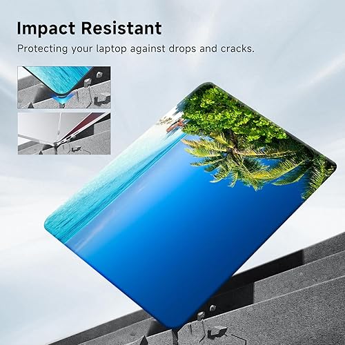 Miniatura 141 de Funut Funda compatible con MacBook Air de 15 pulgadas 2024 2023 versión M3 A3114 M2 A2941 con pantalla de retina líquida y Touch ID, carcasa rígida