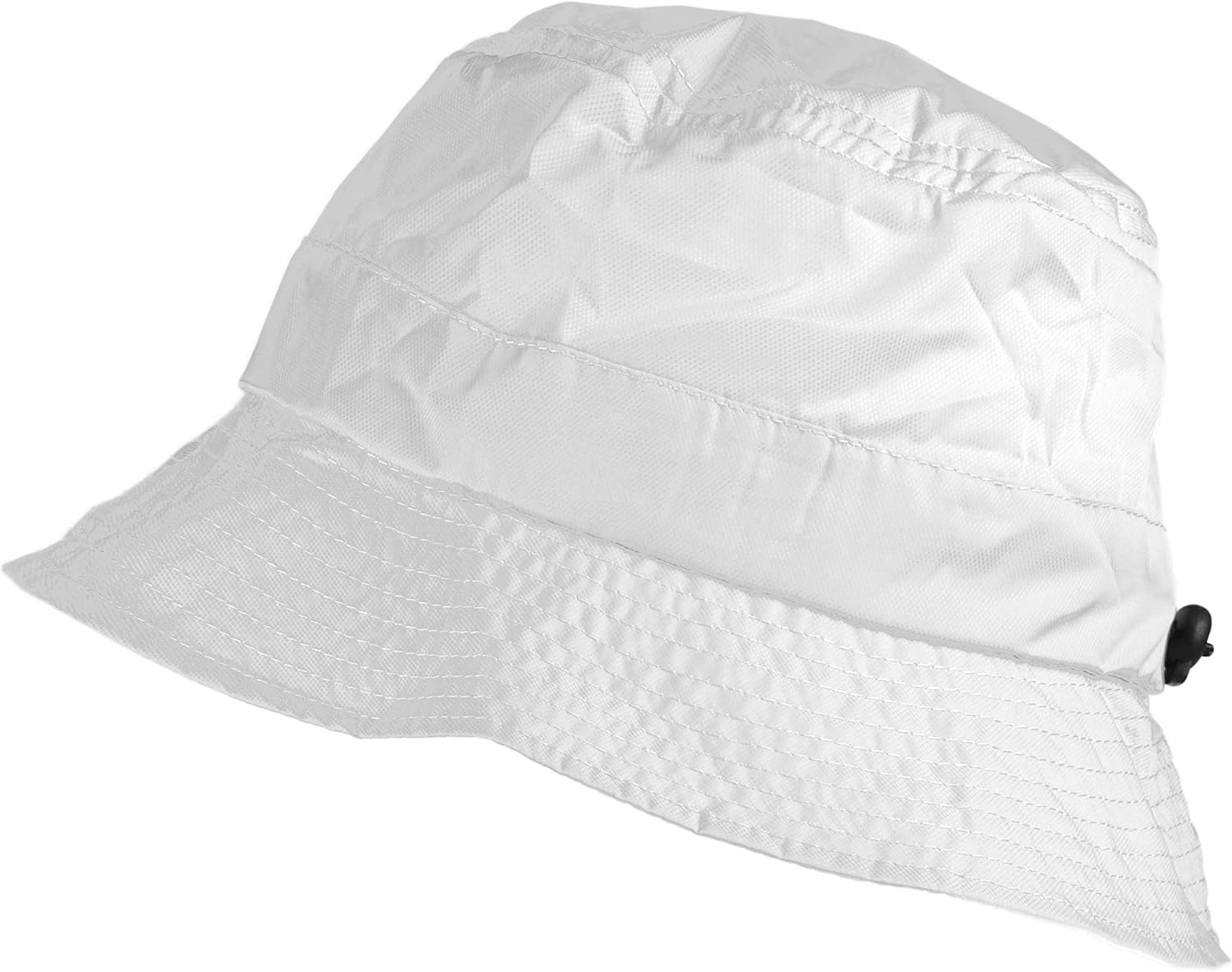 Toutacoo, Bucket Rain Hat or Summer hat, Sun hat, Foldable in its Integrated Pocket, Nylon Look or Cotton Feel, M/L