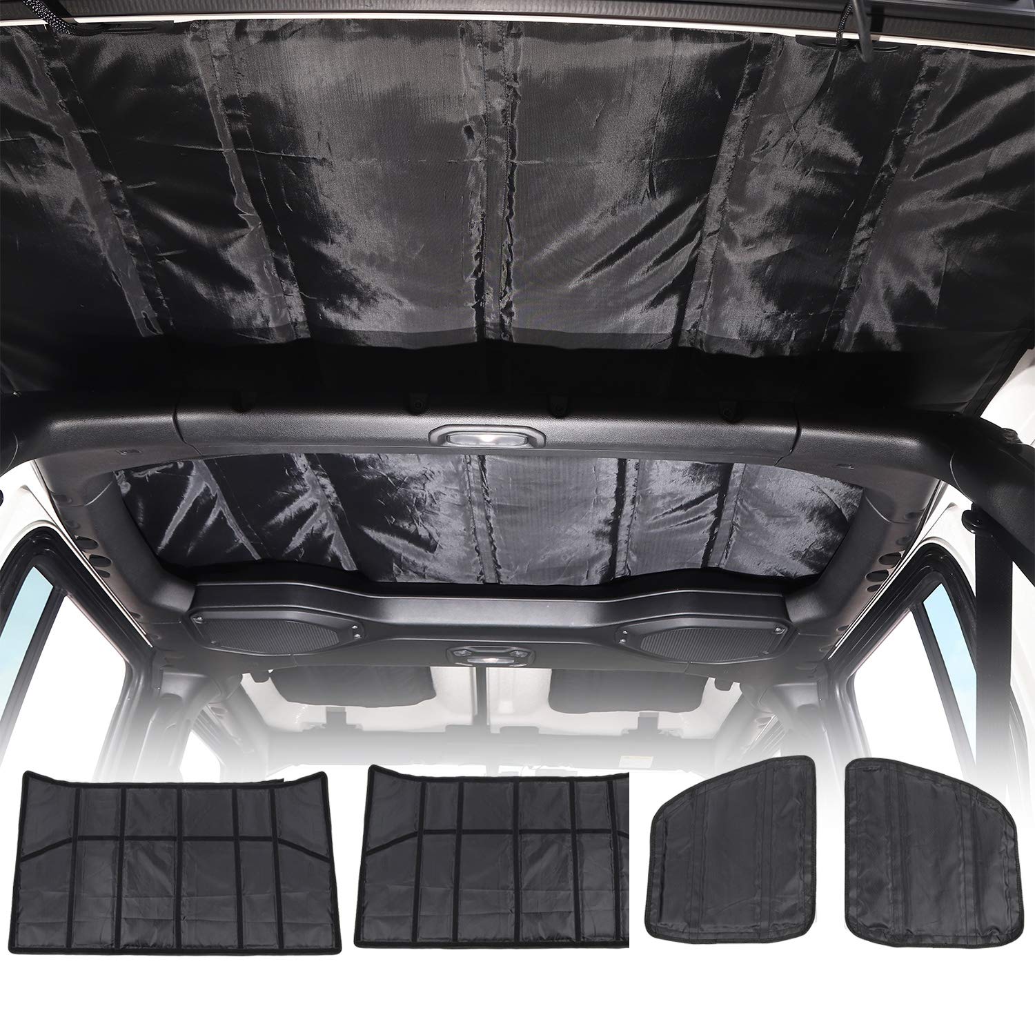 Buy RTTCZ for Jeep Wrangler JL Headliner Hardtop Heat Insulation Kit 4