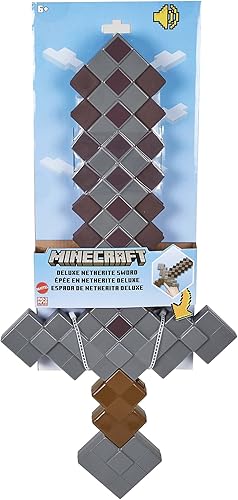 Miniatura 6 de Juguetes de Minecraft, espada Netherite de lujo, accesorio de juego de rol de Minecraft de tamaño infantil, regalos para niños y fanáticos
