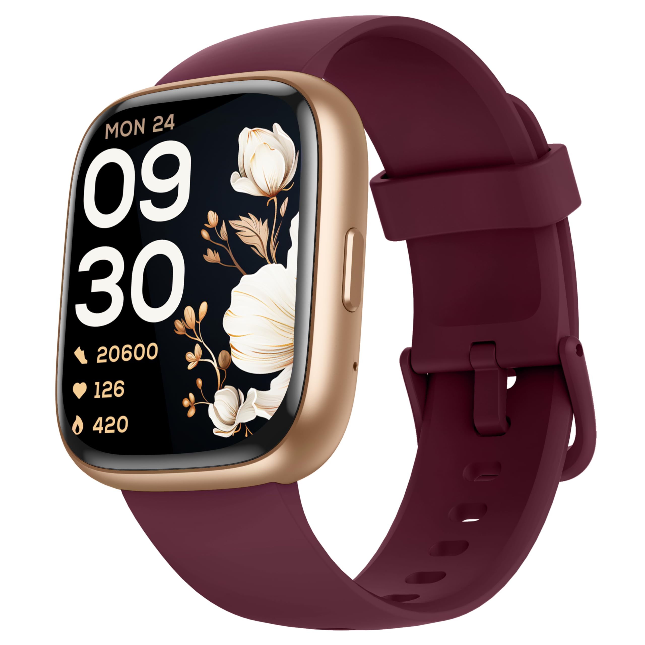 KALINCO Alexa Smartwatch, IP68 Orologio Uomo Donna, Chiamate Bluetooth, 100+ modalità Sport, Frequenza Cardiaca/Stress/Ossigeno, Promemoria Salute, Regalo Android iOS