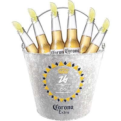 【ギフト】コロナ・エキストラ Corona Extra 瓶 [ 330ml × 8本 ][ミラノ・コルティナ2026冬季オリンピックデザインバケツ付]