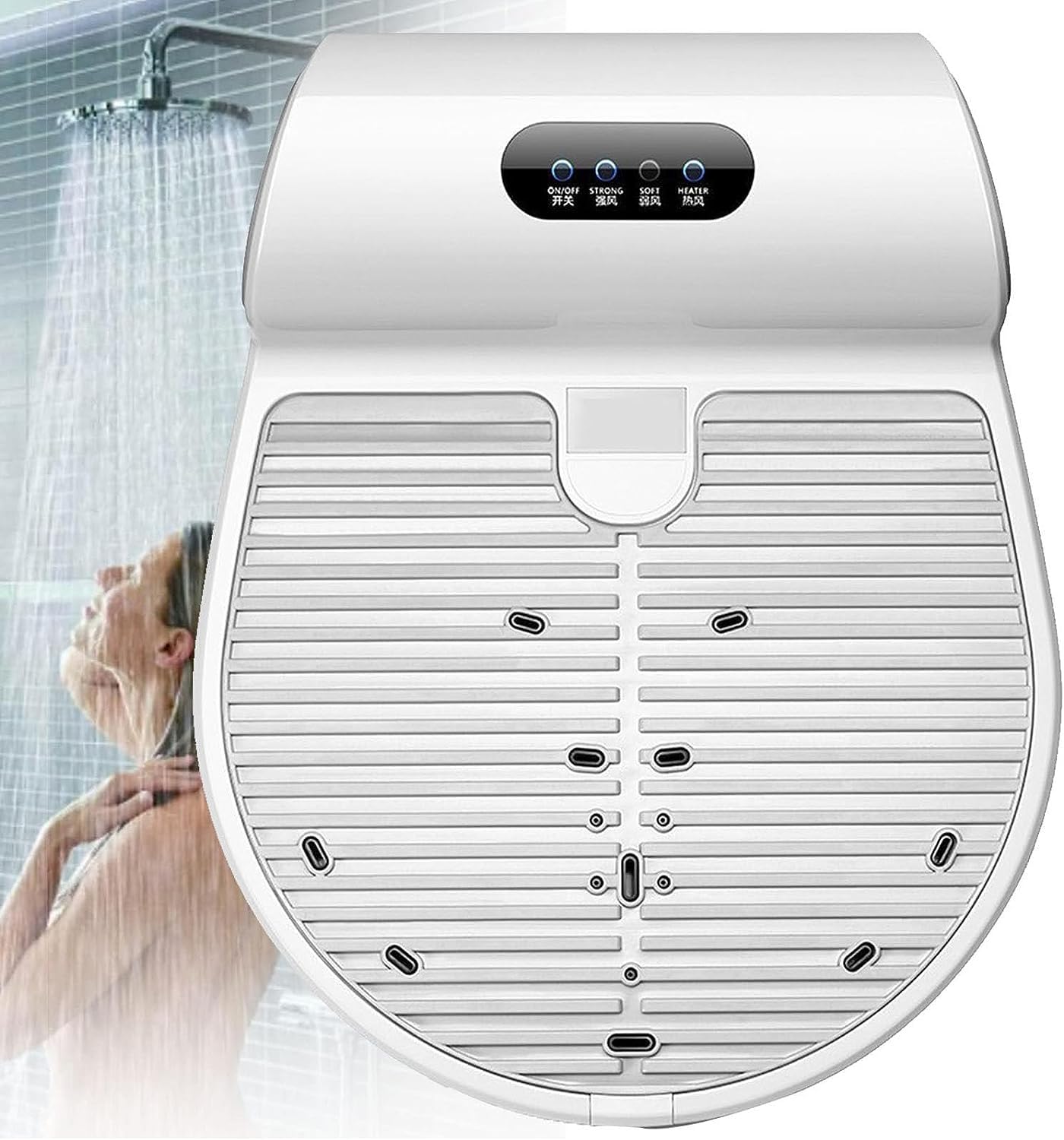 Generic Body Dryer Electric Full Body Dryer Waterproof Negative Ions Body Hair Heater Blow Dryer with Weighing Scale