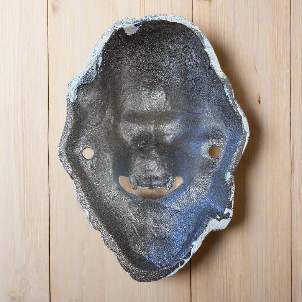 Yeti Abominable Snowman Cast Iron Wall Mounted Bottle Opener With Painted Finish (4.75" x 3.5")
