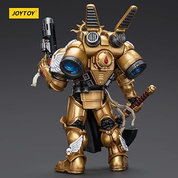 JOYTOY Warhammer 40k Blood Angels, 1/18 Blood Angels Commander Dante Action Figure Collect Model