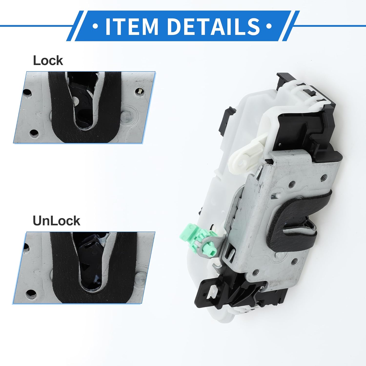 Power Door Lock Actuator Motor for Ford F-150 2009-2014 Front Left Driver Side Door Latch Actuator Assembly