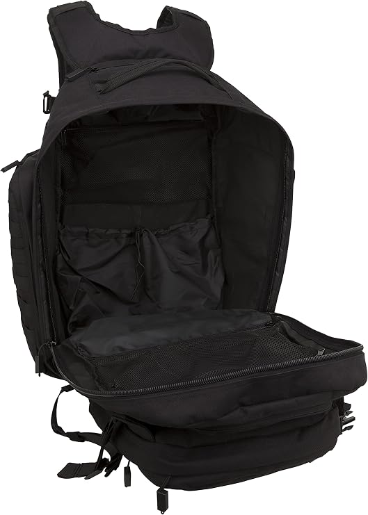 SOG Barrage Tactical Internal Frame Backpack, 64.3-Liter Storage, Black