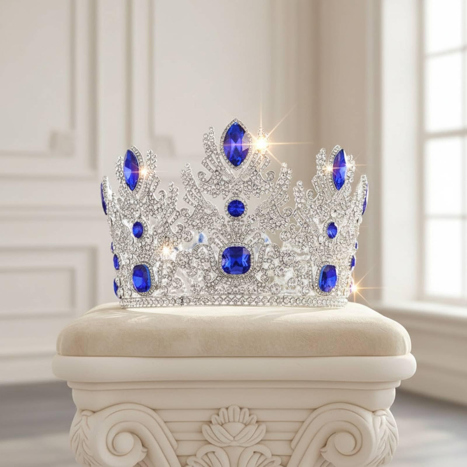 Diadema Elegante con per Donna con Alta per Cerimonie E Sfilate di Moda, Color to 1