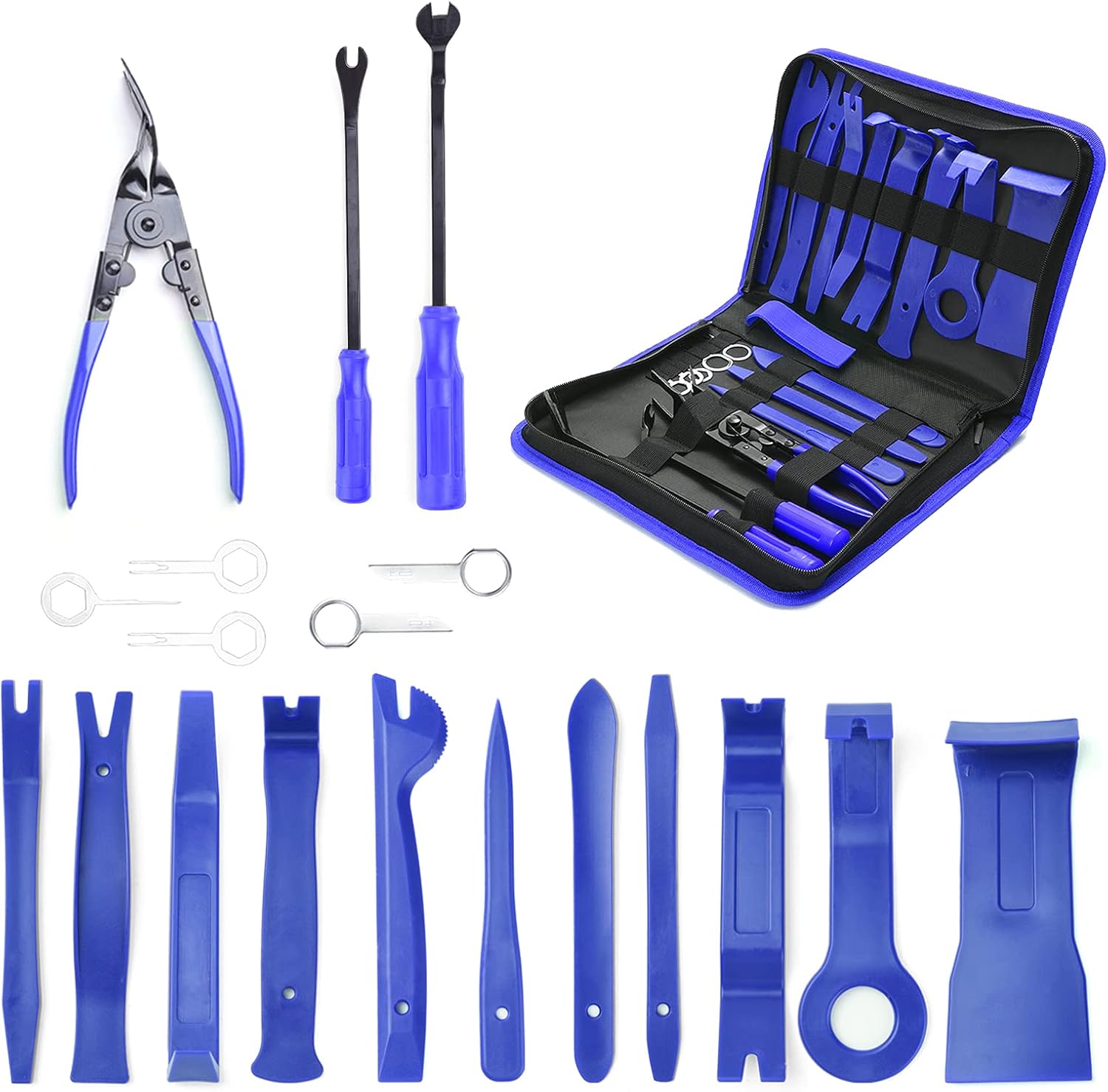 EliteTool 19Pcs Trim Removal Tool, Car Panel Door Audio