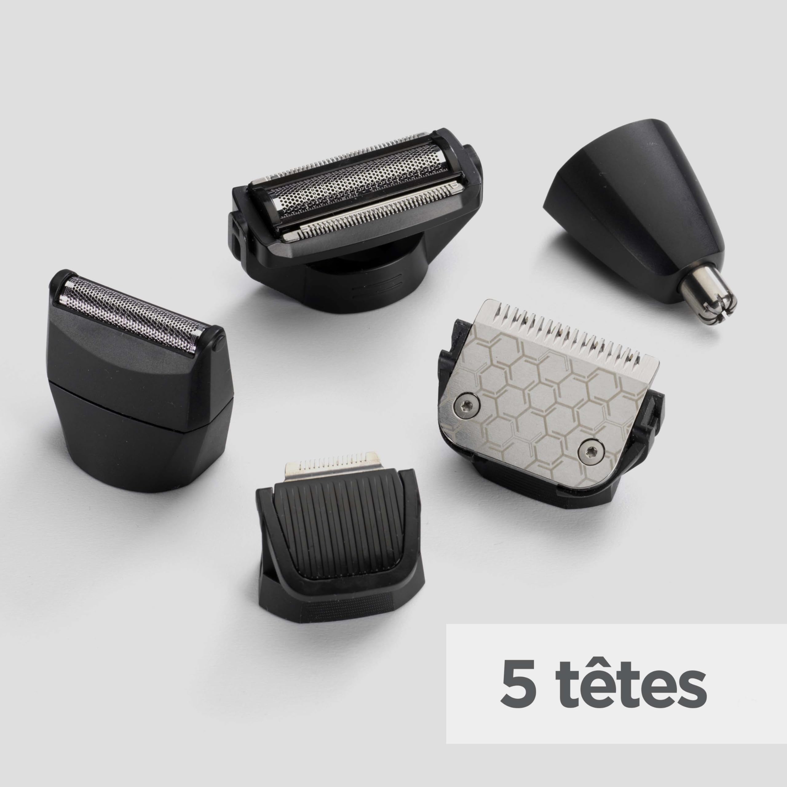 BaByliss - MT987E - Tondeuse multi-usages Graphite Precision 12 en 1- Sans fil - Lame en graphite ultra-durable - Waterproof - Pour entretenir visage et corps avec un seul appareil