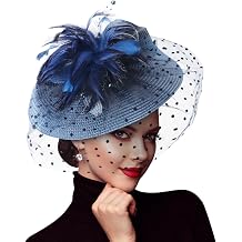 AQOKKA Women Fascinators Hats Flower Fascinators with Headband and Clip Tea Party Headwear for Women and Girls