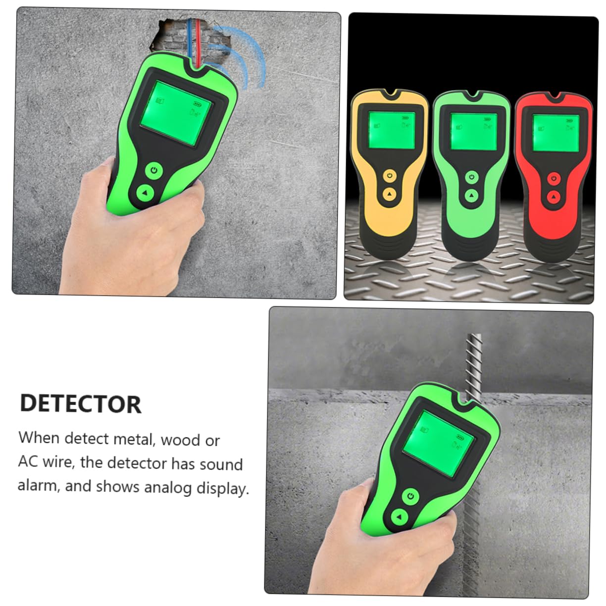 Détecteur Mural De Métaux Et Câbles Électriques Scanner Pour Détecter Objets Cachés Sans Pile