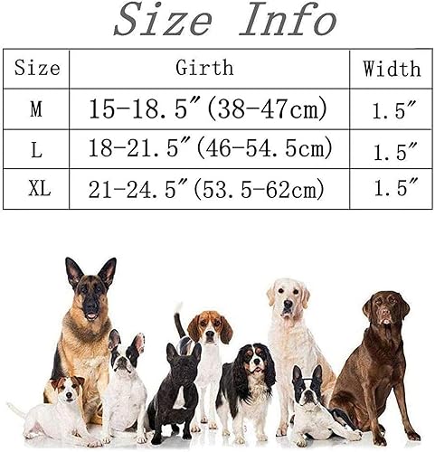 Miniatura 5 de Collar táctico para perro con hebilla de metal resistente y asa de control para entrenamiento de perros medianos y grandes (rosa, grande)