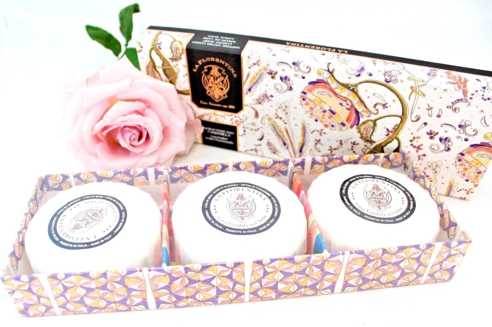 Pack Spigo Toscano and Chamomile Soap Body Care - 200 gr