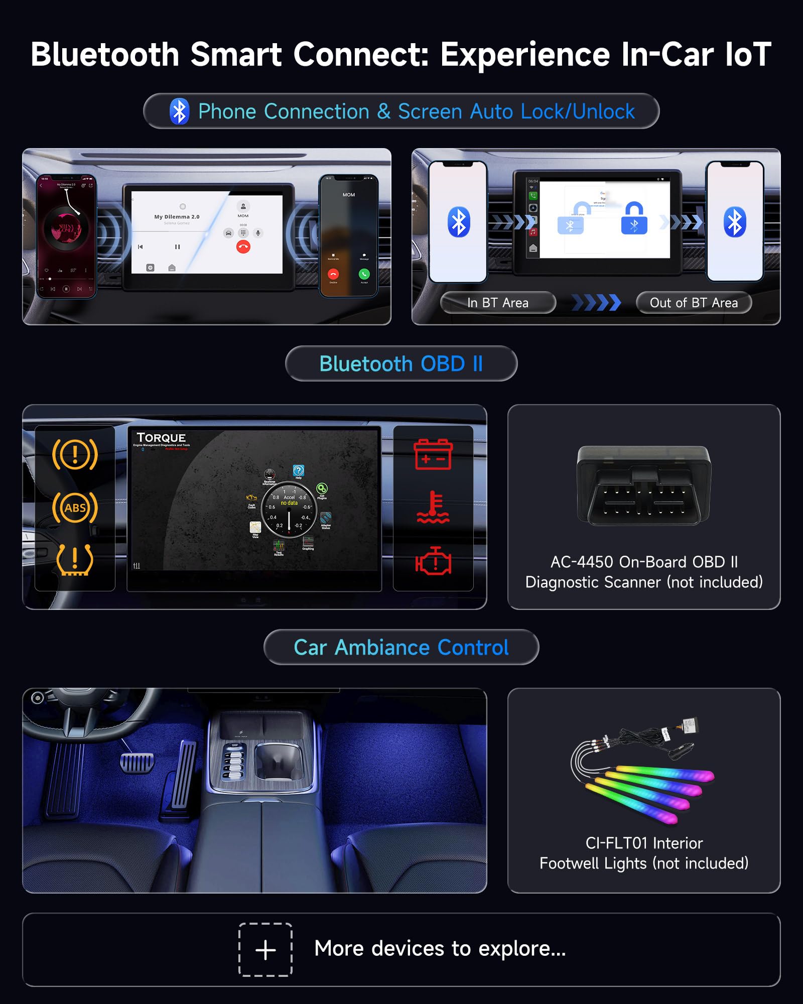 Amazon | CarWave CB4B スマートカー ボックス、ATOTOLIFE ワイヤレス