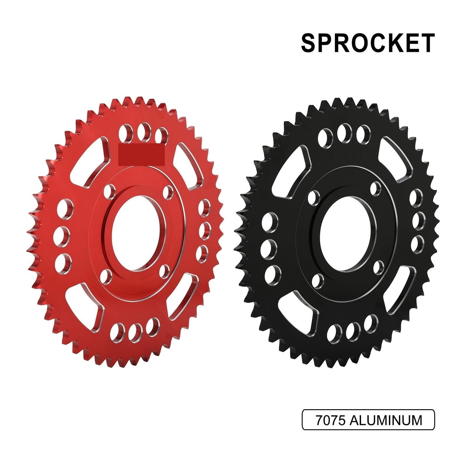 Motorcycles Accessories Rear Wheel Chain Sprocket Sprockets 7075 Aluminum Motocross Dirt Pit Bike Motorbike for HAWK250,Parts