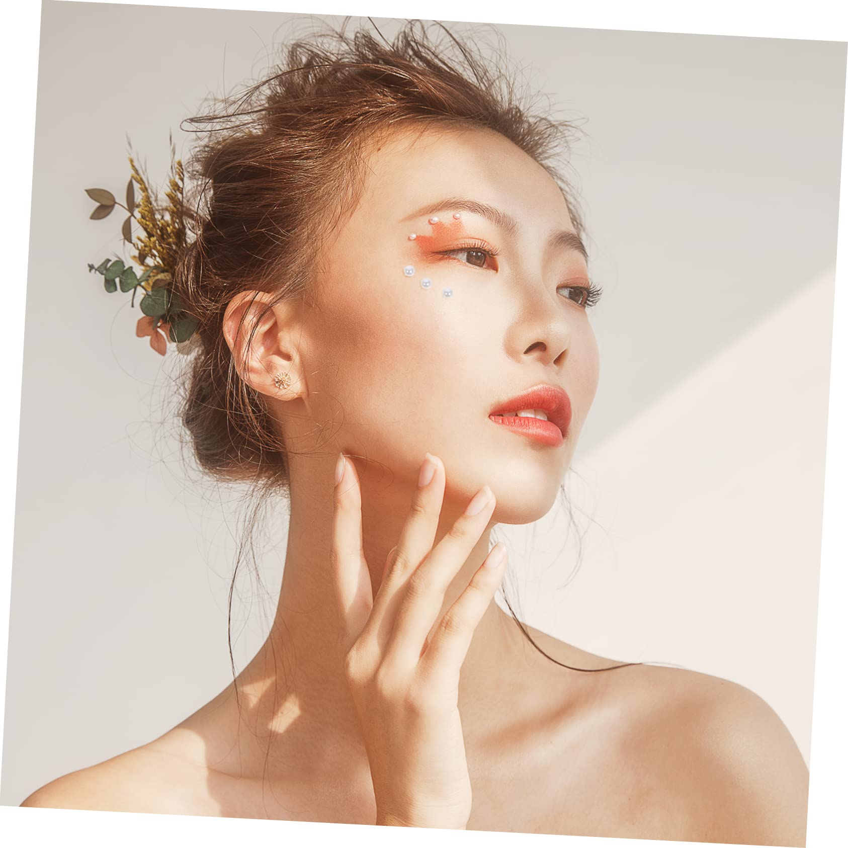 Healvian 30fogli Adesivi Per Viso Acrilico Lucido Stickers Gioielli Per Viso e Corpo Decorazioni Per Festival e Trucco Impermeabili e Sicuri Per La Varianti Di Gemme e Perle