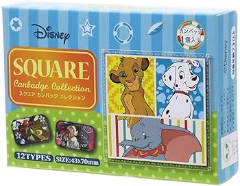 Amazon.co.jp: ディズニー[缶バッジ]スクエア カンバッジ コレクション