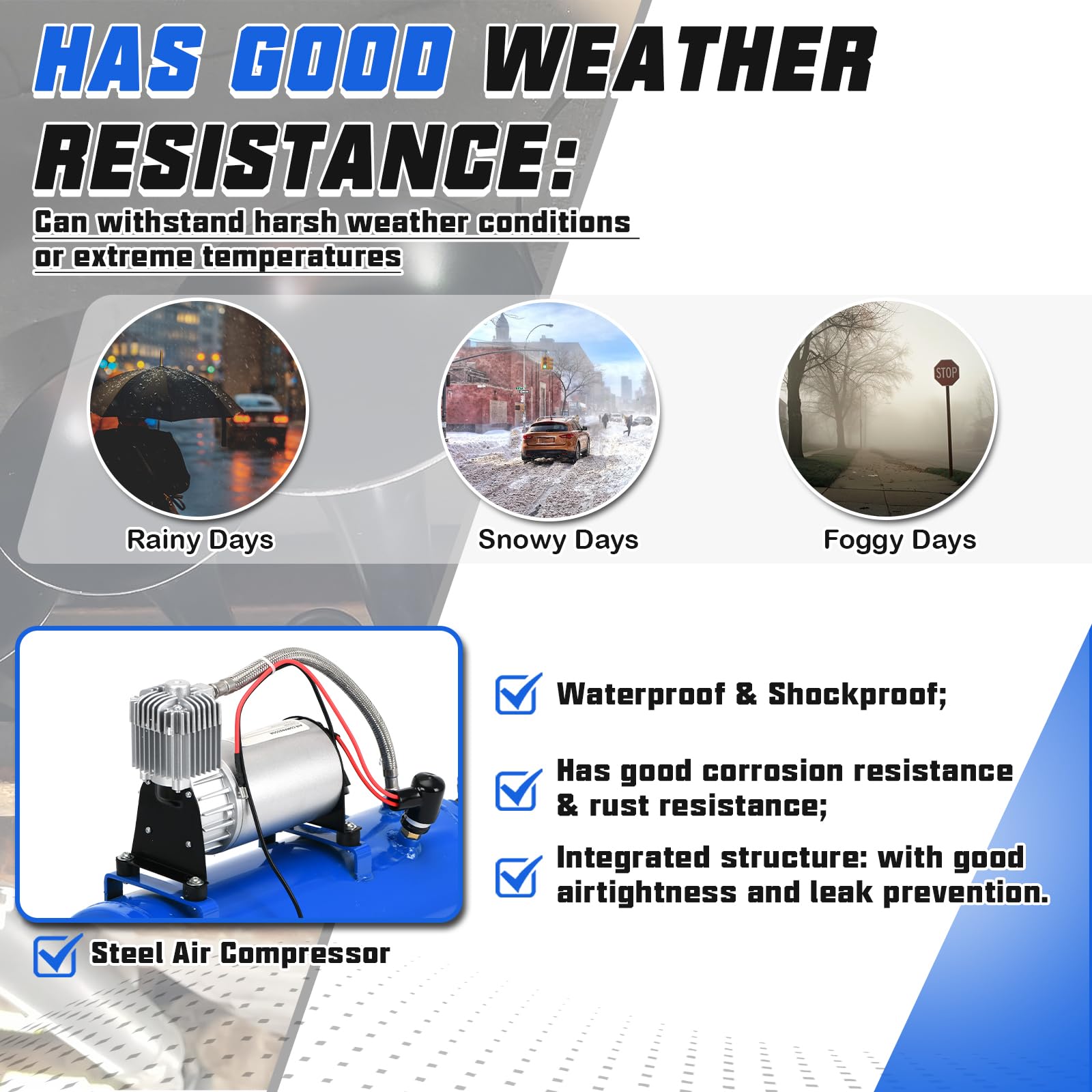 PTNHZ DC 12V MAX 150PSI sprężarka powietrza pompa zbiornikowa w/6 litrów zbiornik 1,6 galona do pociągu ciężarówki łodzi odbioru przyczepy kempingowej przenośna pompa sprężarki powietrza