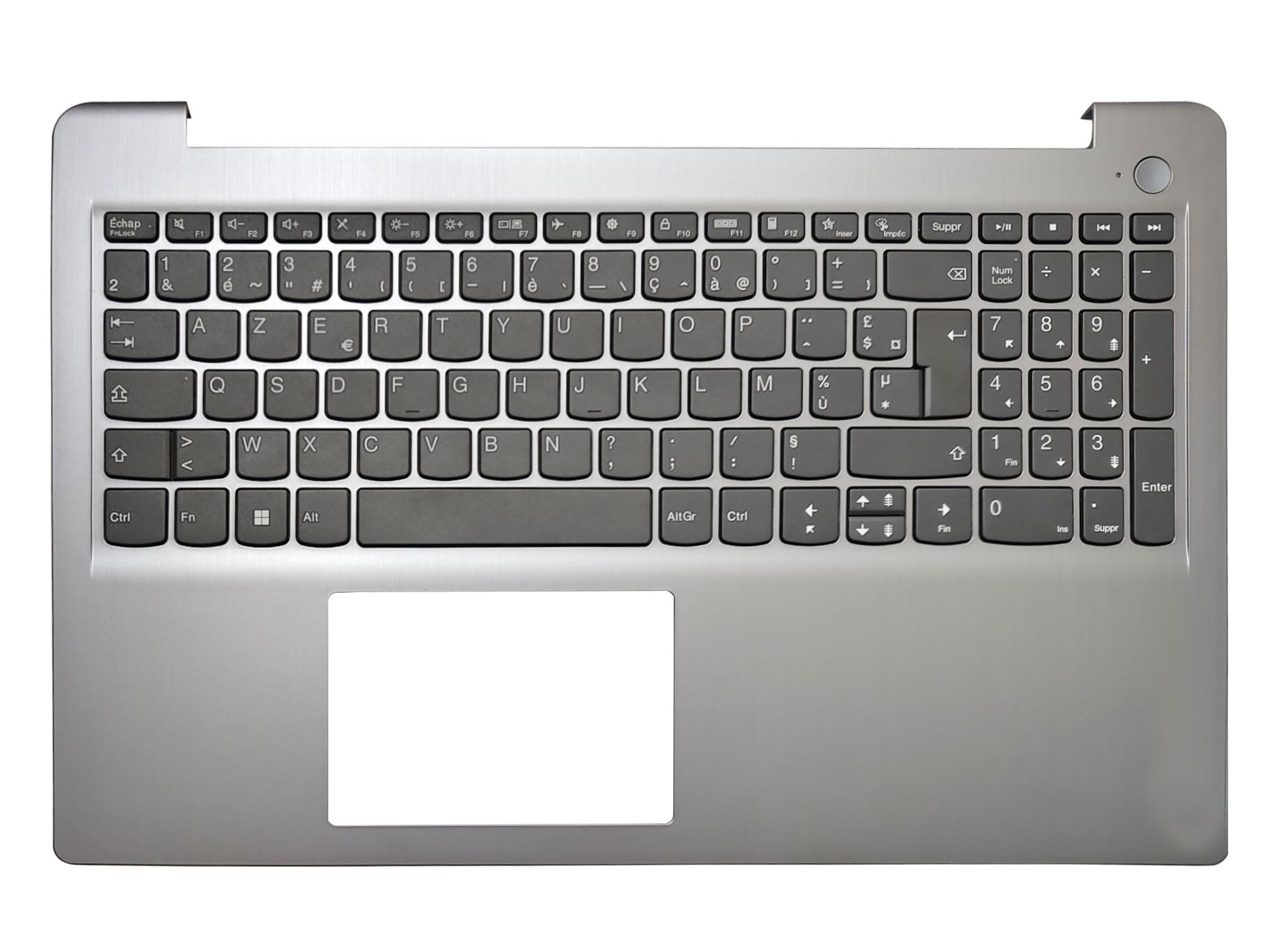 Clavier Lenovo Ideapad 5CB1B69154 AZERTY sans rétroéclairage gris - 8