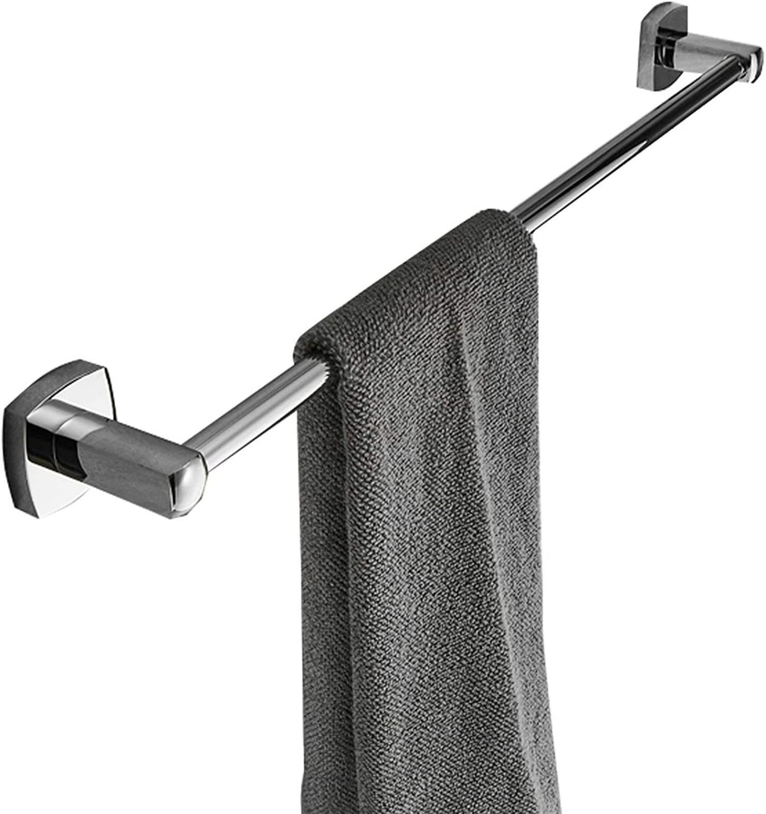 GLETSF Universal Towel Rack Towel Bar Wall-Mounted Bath Towel Rack, Bathroom Towel Rack Wall-Mounted Towel Bar Rack Stainless Steel Towel Rack Storage Rack For Hotel Use / 40Cm