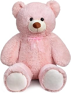Sponsored You’re seeing this ad based on the product’s relevance to your search query.Learn more about this advertisement BEJOY 100 cm Teddy Bear, Giant Plush Toy, Cuddly Bear, Large Soft Toy, Cuddly Toy, Love Gift, Birthday, Valentine's Day, Light Pink