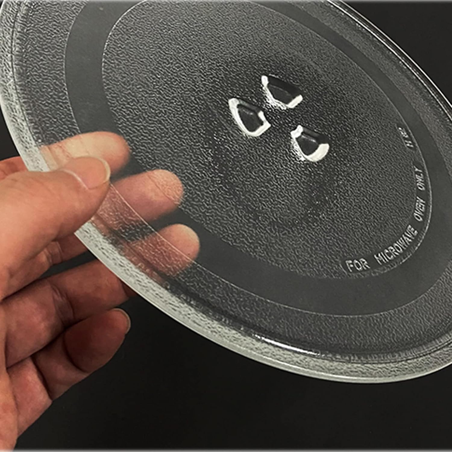 Microwave Glass Plate, For Small Microwaves Replacement Base Glass Tray Diametro 24.5/27/31.5cm, Stable Support Glass Tray Turning, With Turntable Coupler And Microwave Plate Roller Wheel Ring ( Size