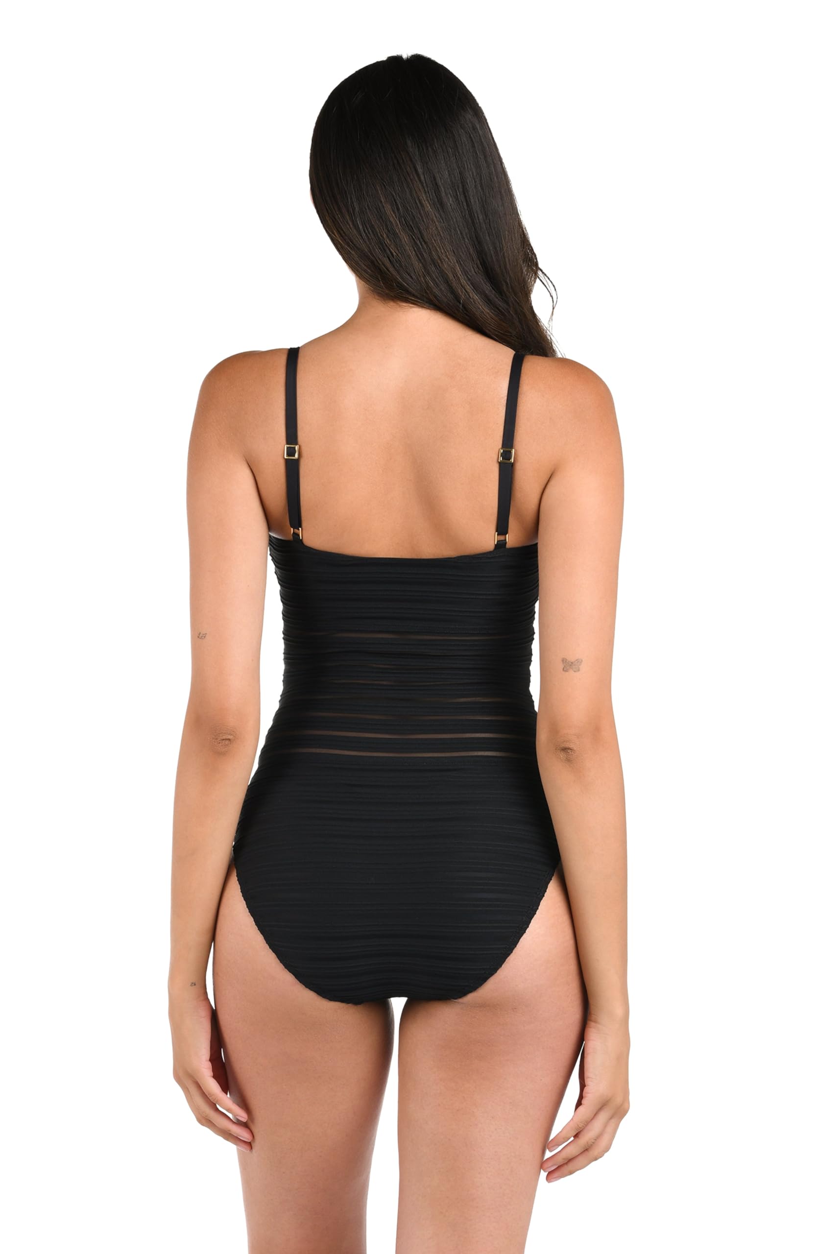 La Blanca Costume da Bagno Intero da Donna Island Goddess, Increspato sul Lato