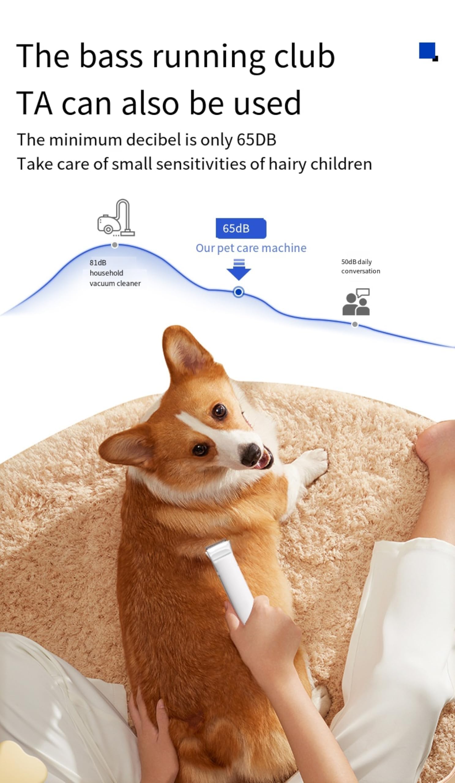 Máquina de aseo para mascotas: dispositivo integrado de succión, corte y soplado para gatos y perros, soplador de pelo de bajo ruido, aspiradora y juego de afeitado