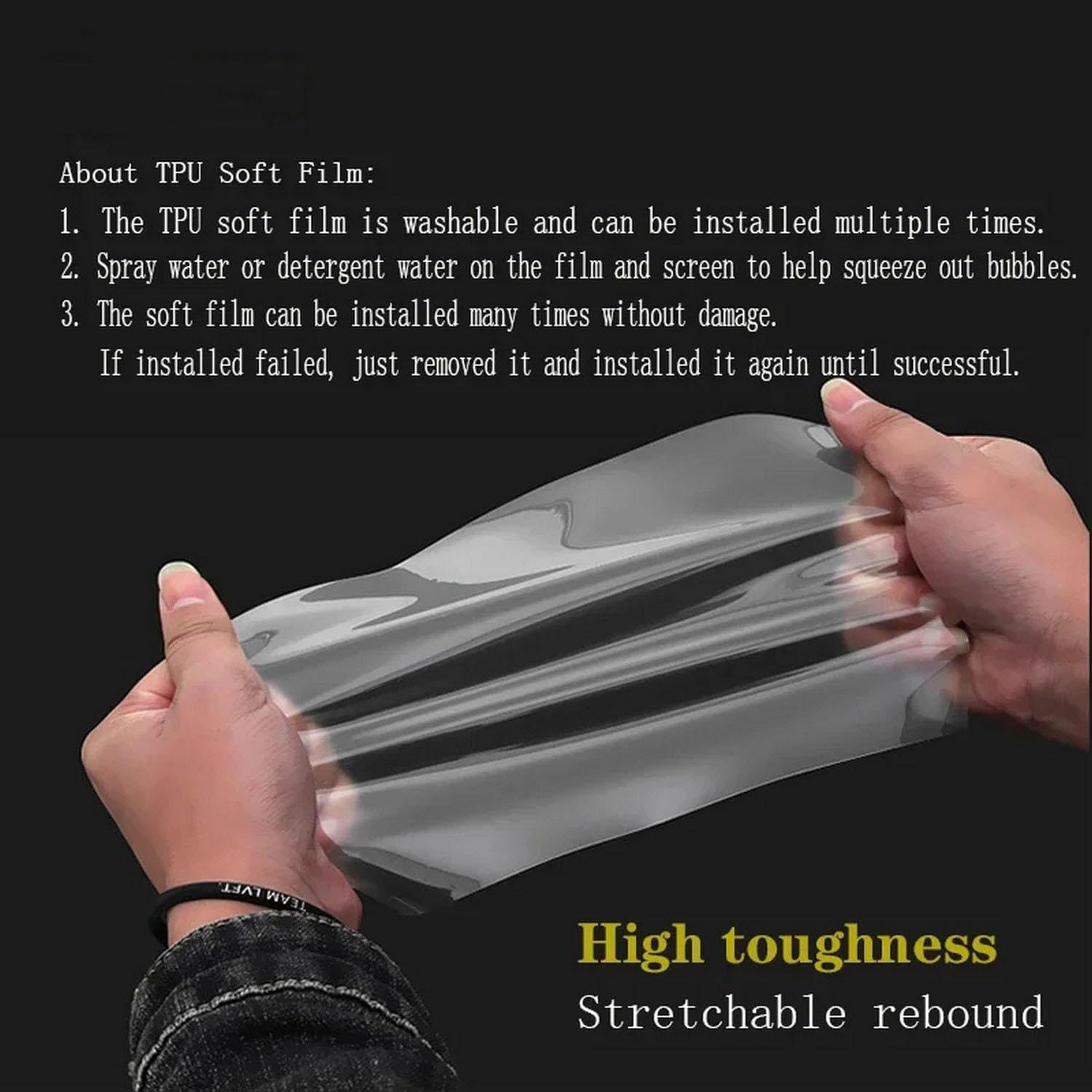 Car Exterior Car Window Pillar Anti-Scratch TPU Protective Film Anti-Scratch Repair Film，for BMW G11 Series 7 2014-2021, Transparent