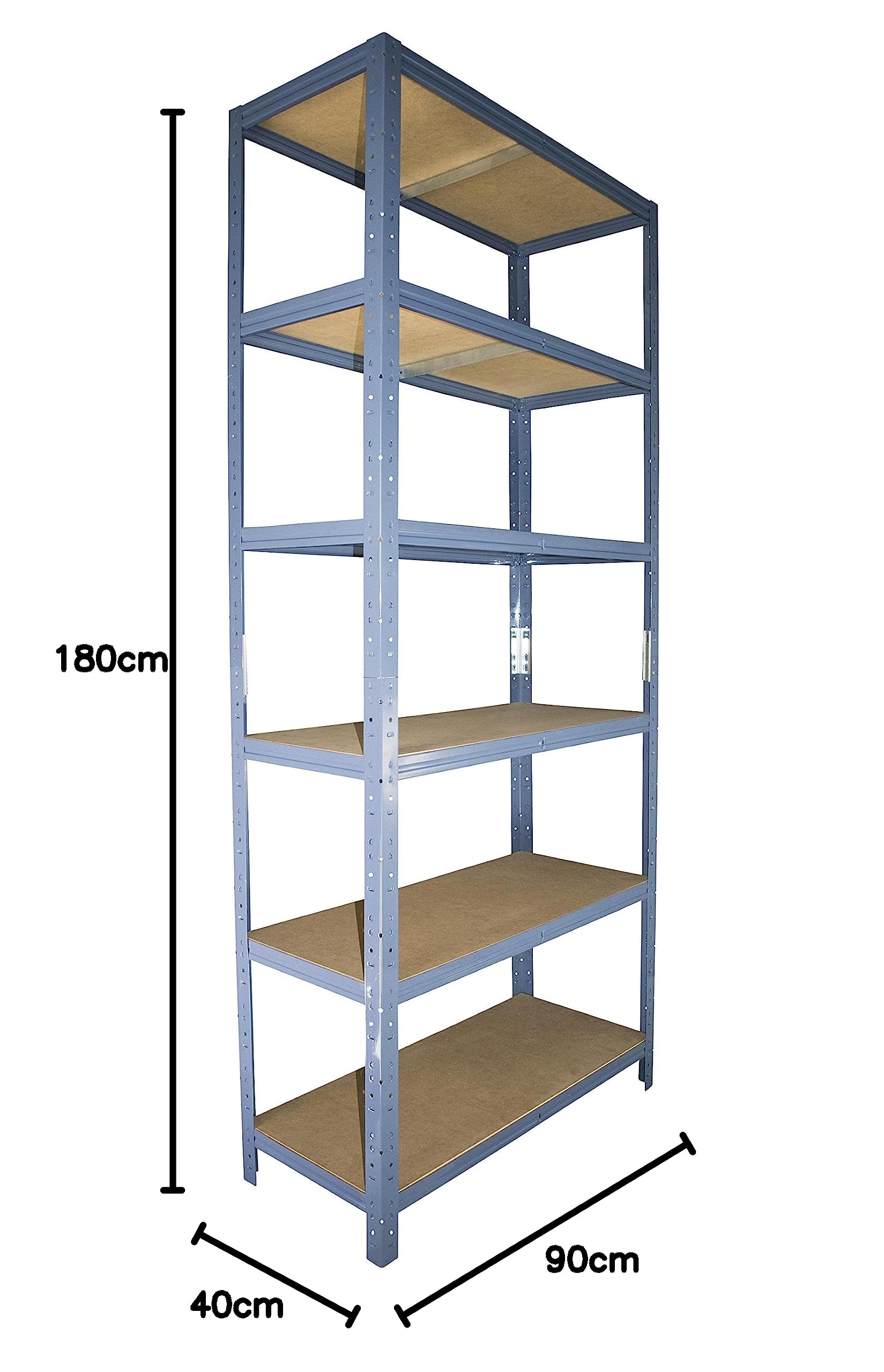 shelfplaza Home 180x90x40cm Estantería Pesada Azul pacífica: 6x145kg | Estanterías almacenaje · Estanterías metálicas · Estantería cocina · Estantería metálica · Estanterías almacenaje garaje