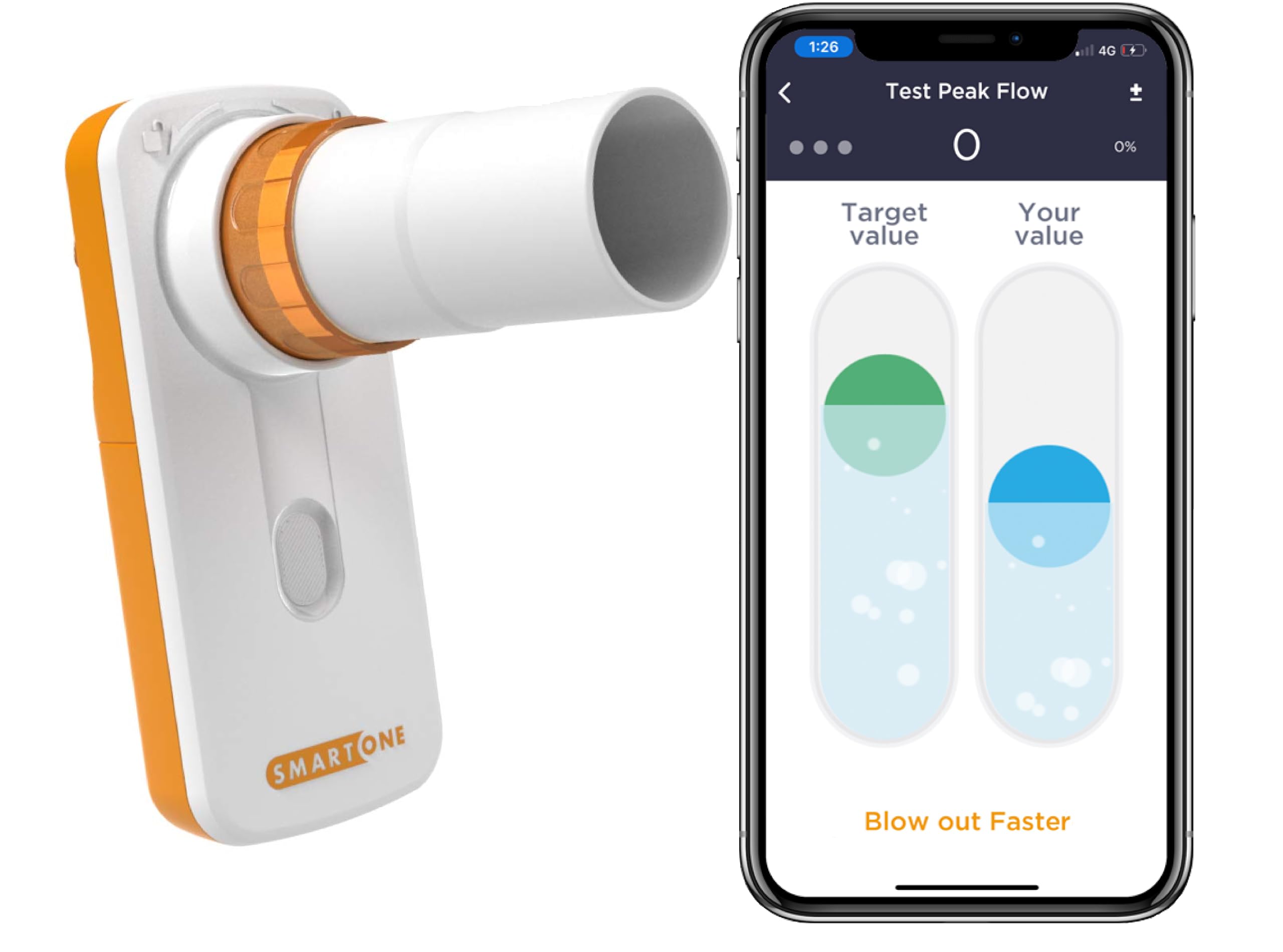 MIR Smart One | Personal Pocket App-Based Digital Peak Flow Meter