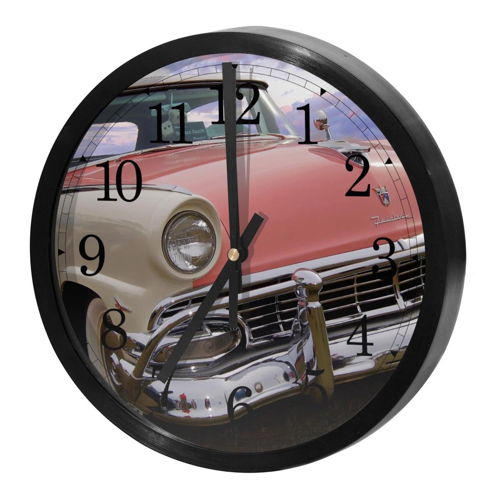 Horloge murale ronde sans tic-tac parfaite pour cuisine et bureau calme