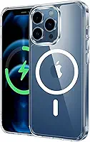 Capa Mag-Safe para [iPhone 12 Pro MAX] Capinha Magnetica Premium com [Proteção de Câmera] Clear Case Transparente [Anti-Amarelamento], Compatível com MagSafe, Resistente a Riscos e Anti Impacto
