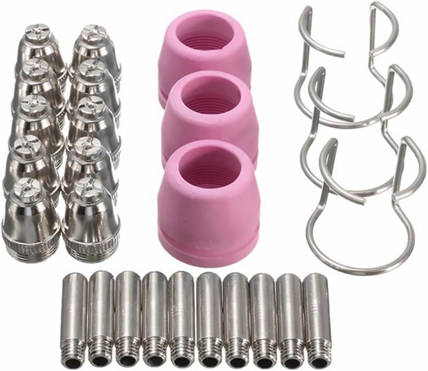 One Plasma Cutter Torch Tip Kit Nozzles Electrodes Nozzles for Welding