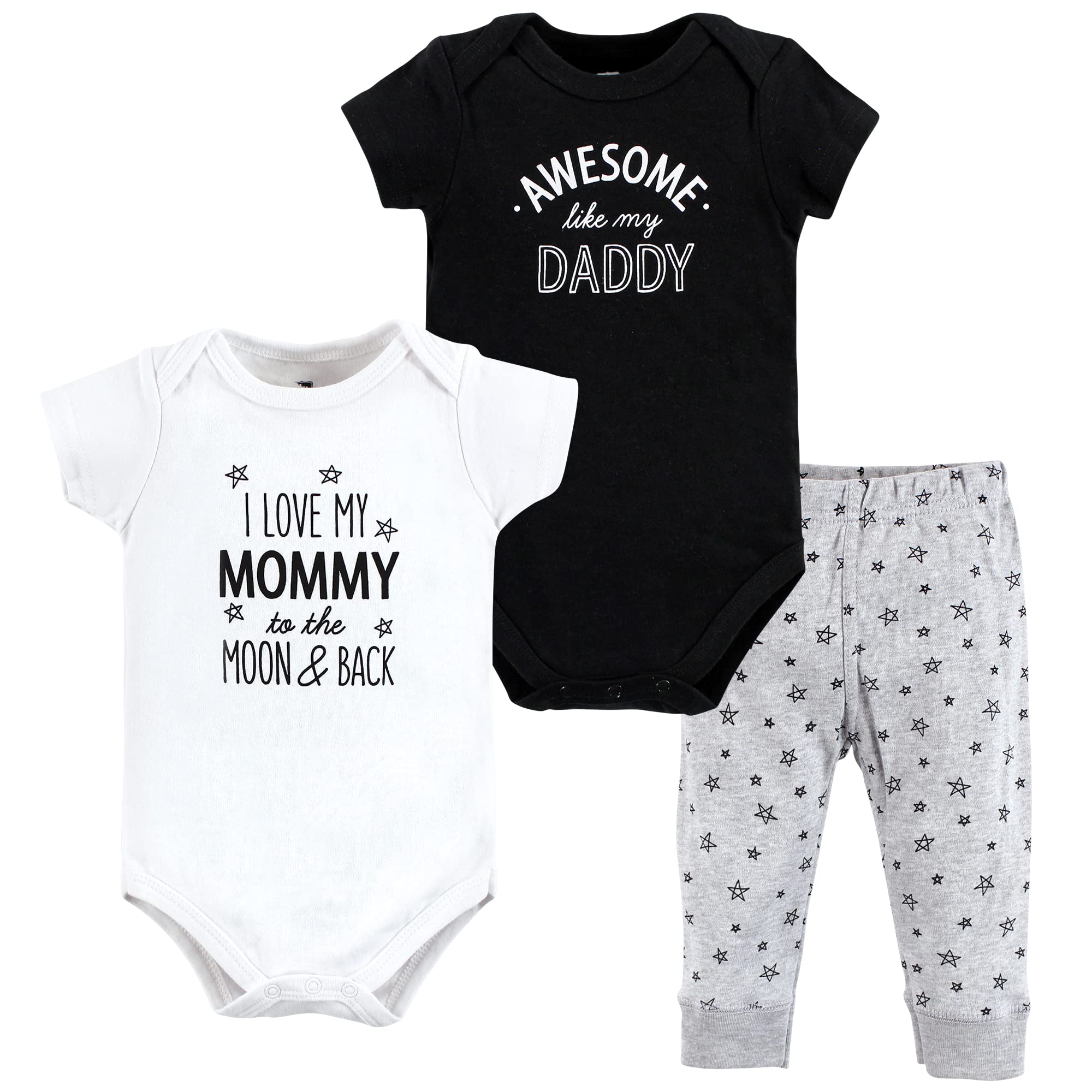 Hudson BabyUnisex Cotton Bodysuit and Pant Set