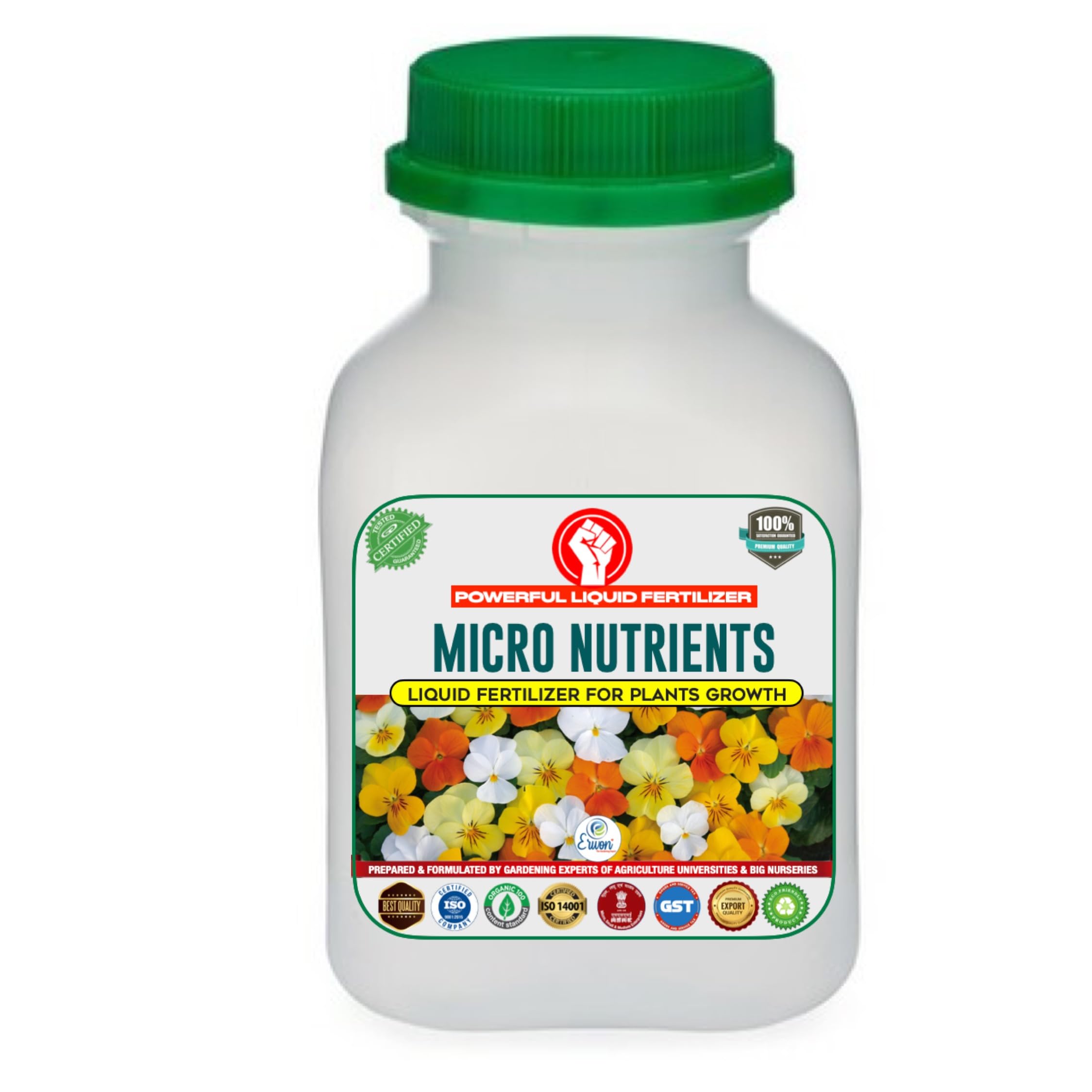 Micro Nutrients, Premium Essential Powerful Liquid Fertilizer for the Best Growth of all Types of Plants with all required Nutrients (250 ml)