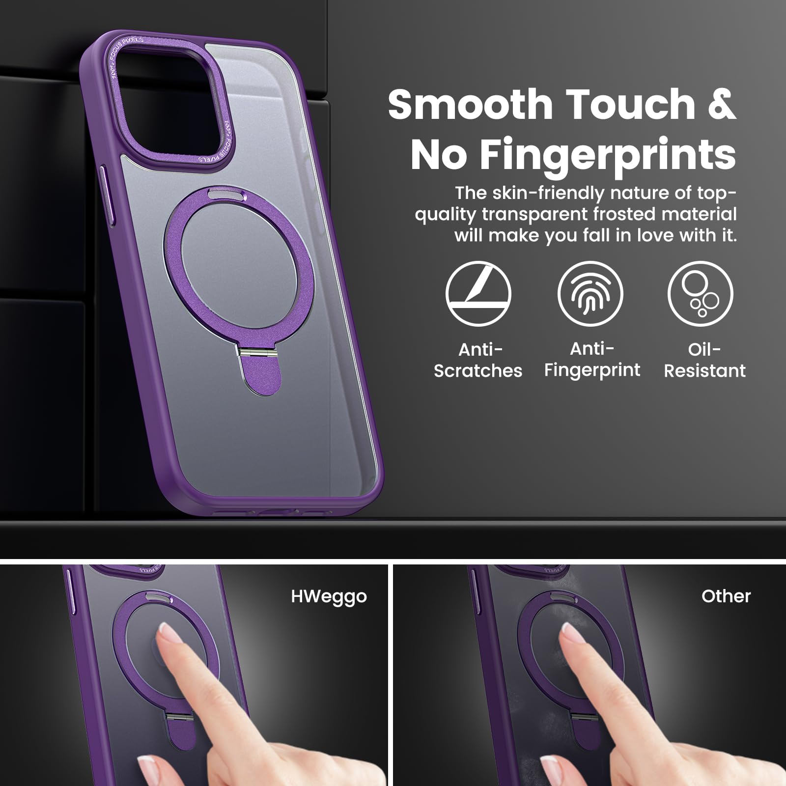 Cover Magnetica Cavalletto per iPhone 14 Pro Compatibile con